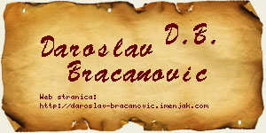 Daroslav Bracanović vizit kartica